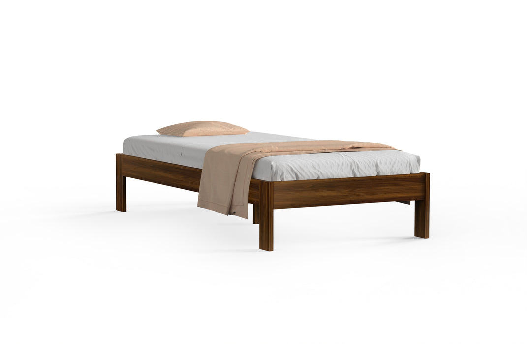 Roverb Engineered Wood Single Deewan / Bed without Storage Box (Brown Maple)