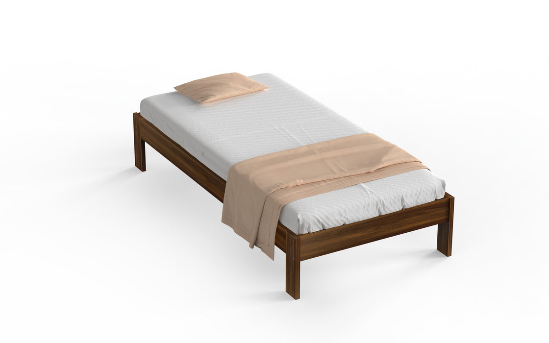 Roverb Engineered Wood Single Deewan / Bed without Storage Box (Brown Maple)