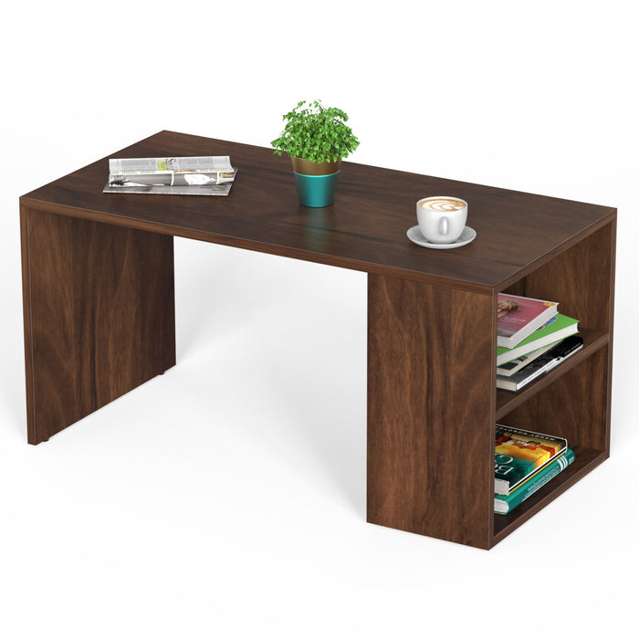 Tayvue Coffee Table Teapoy Console Table for Sofa Set Living Room Home Hall(Brown Maple)