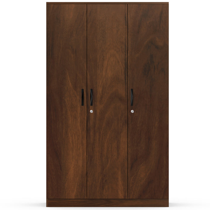 Maltein 3 Door Wardrobe Without Mirror |Maple