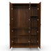 Maltein 3 Door Wardrobe Without Mirror |Maple