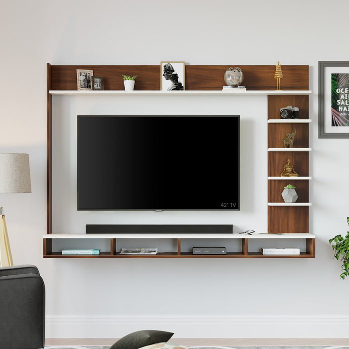 Primax Grande TV Unit, Ideal for Up to 55" |Maple & White