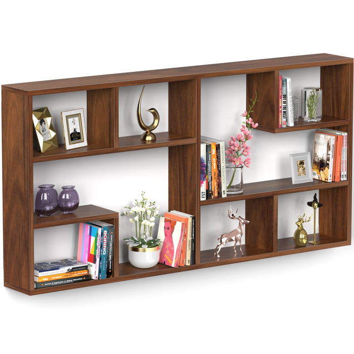 Petree Wall Mount Wall Shelf, Display Rack |Maple