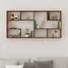 Petree Wall Mount Wall Shelf, Display Rack |Maple