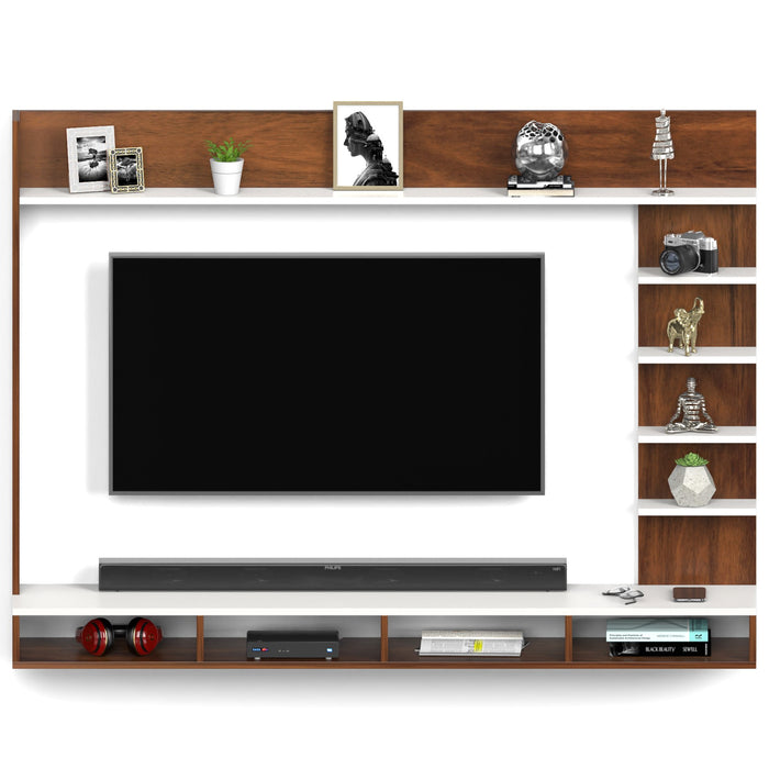 Primax Grande TV Unit, Ideal for Up to 55" |Maple & White