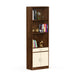 Seonn Bookshelf Cabinet with Storage Shelves & Drawer |Maple