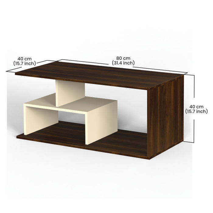 Smohn Coffee & Center Table Eessentia Range Brown Maple & Beige