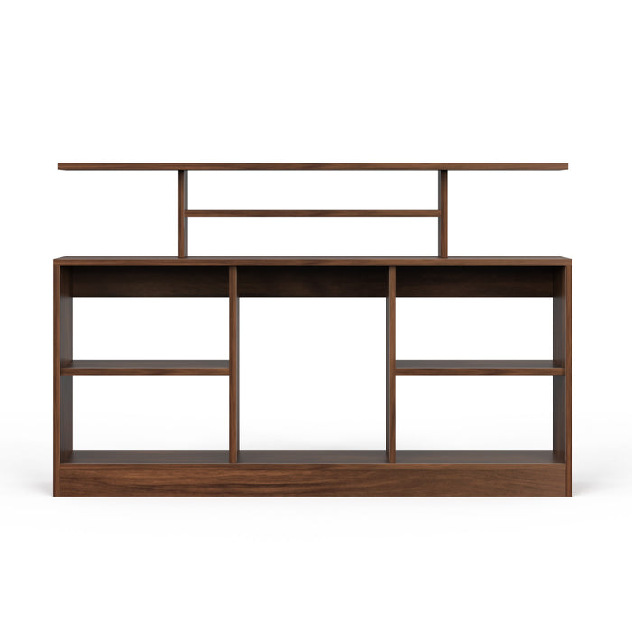 Bevlyn Free Standing TV Entertainment Unit/TV Cabinet with Multiple Storage Shelves, Ideal for 50” (Brown Maple)