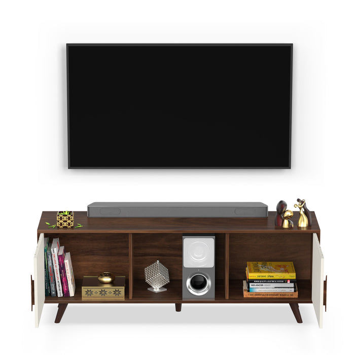 Wilbrome Mini Floor Standing TV Entertainment Unit Ideal for Upto 55 Inches