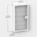 Torene Key Cabinet |White