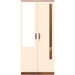 Andrie 2 Door Wardrobe with Mirror and Drawer |Maple