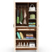 Andrie 2 Door Wardrobe with Mirror and Drawer |Maple