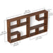 Petree Wall Mount Wall Shelf, Display Rack |Maple